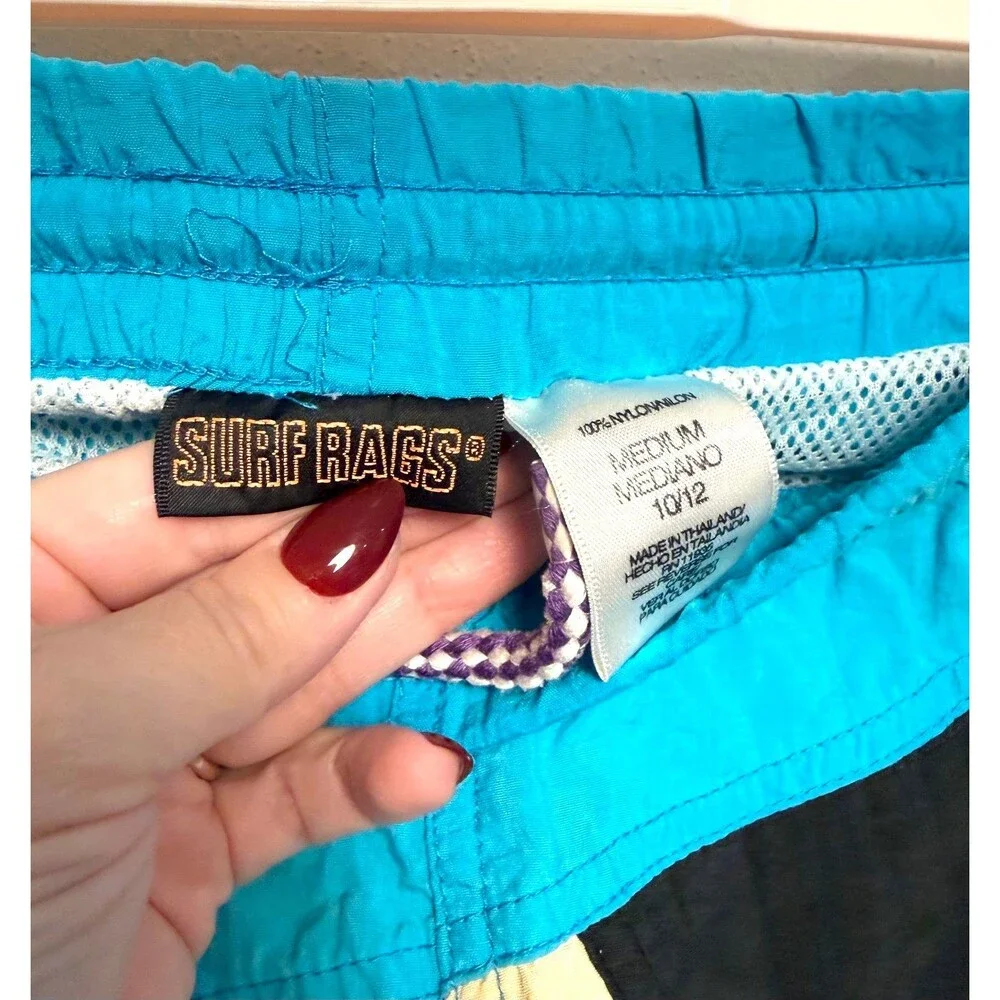 Vintage Retro Color Block Swim Trunks Vintage Retro Color Block Swim Trunks Boys